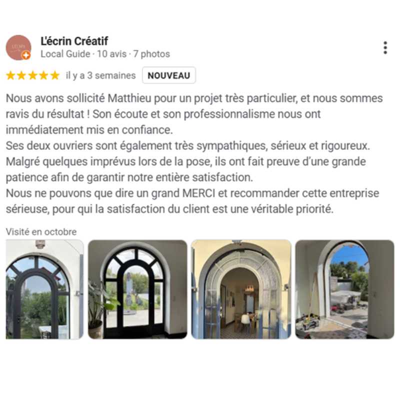 BAB FENETRES - AVIS PORTE ATULAM Durabilité de vos équipements